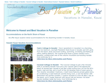 Tablet Screenshot of bestvacationinparadise.com